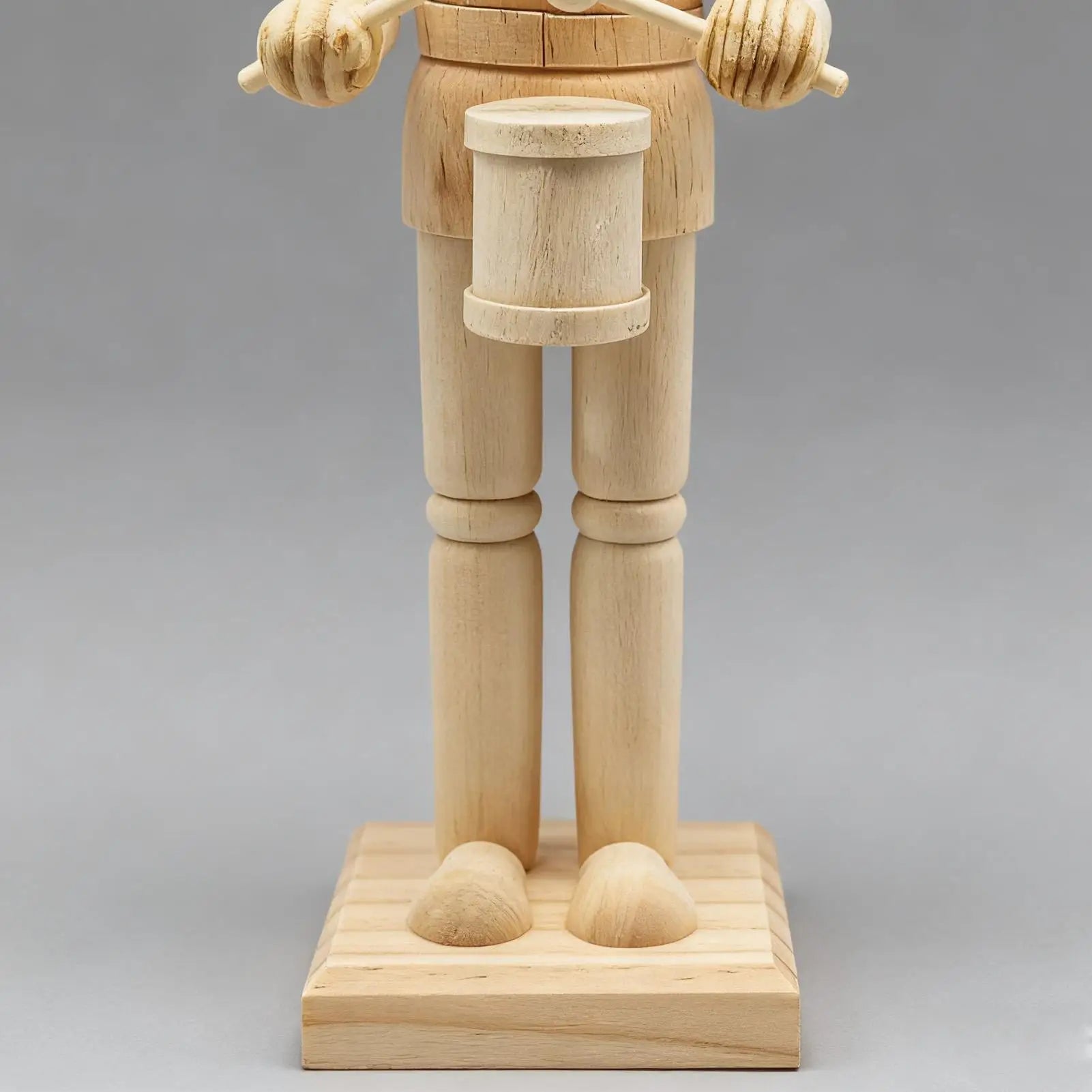 Christmas Nutcrackers 3D Carving Wooden Classic Figurine Wood Qme