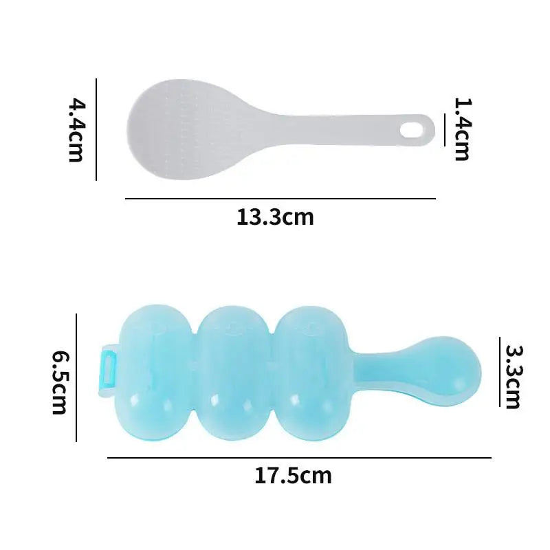 Baby Rice Ball Maker Shaker Children Kindergartens Meal Sushi DIY Qme Blue