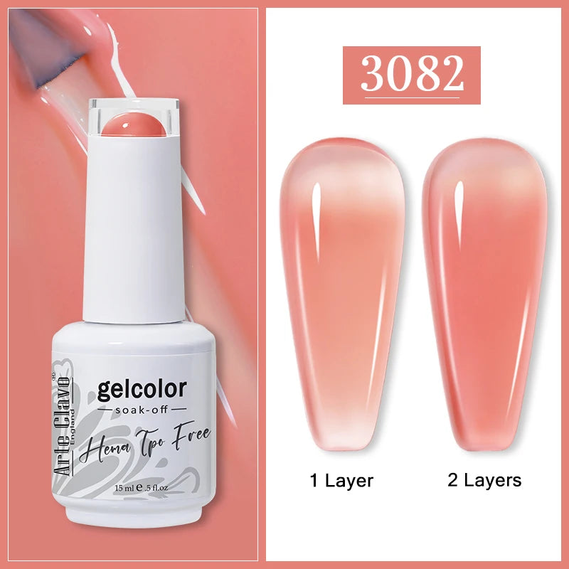Arte Clavo HEMA TPO Soak Off UV LED Nail Gel Polish 108 Colors