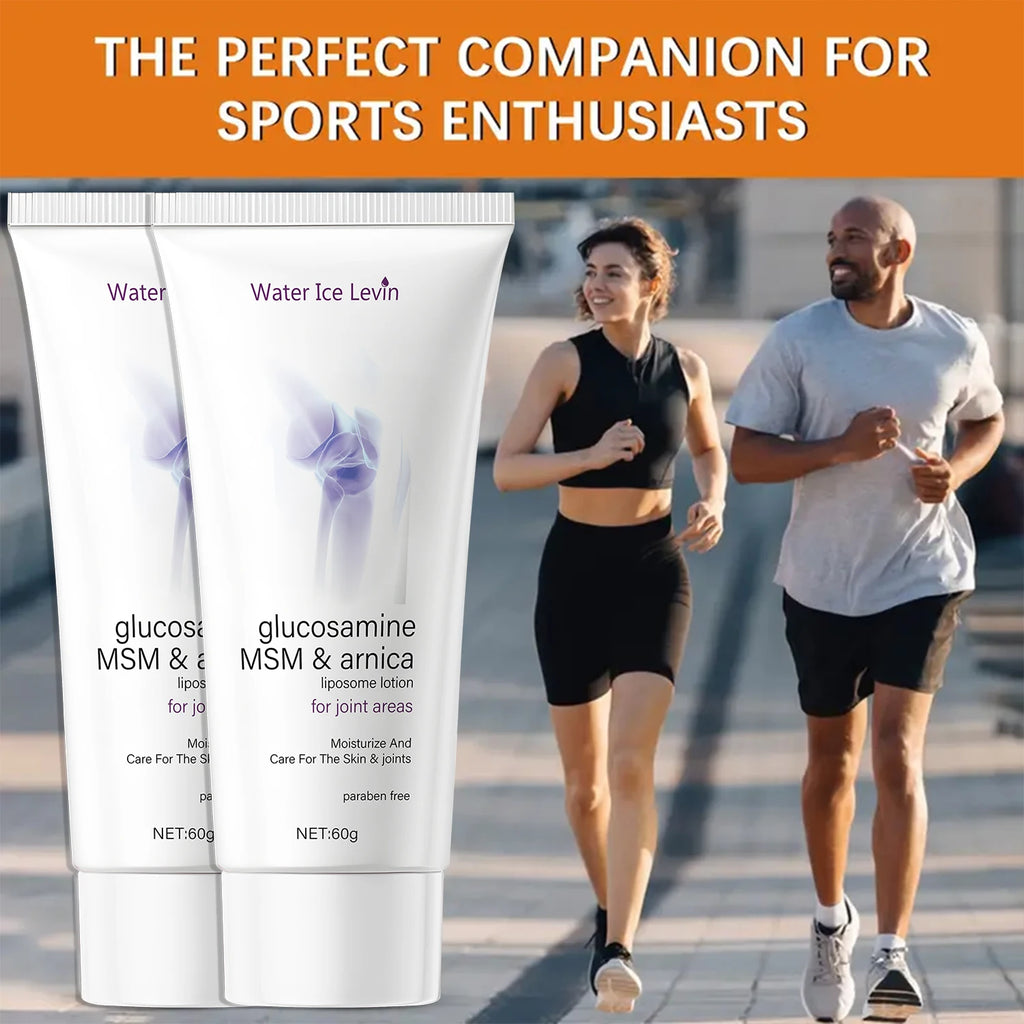 Glucosamine MSM & Arnica Joint Cream Liposome Lotion - Moisturizes, Nourishes & Protects Skin & Joints, Paraben-Free Formula. Qme