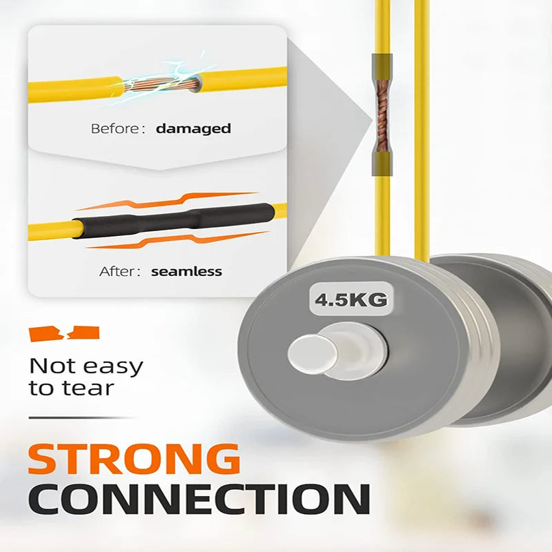 Insulation Heat-shrinkable Sheath Set Colored Thermoresistant Heat Shrink Tube Charger Cable Protector Connect Sleeved Cable Qme
