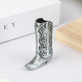 J5 J25 Men's Minimalist Creative Personalized Metal Boots Design Qme Silver