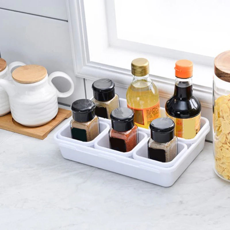 Kitchen Bathroom Makeup Organizer Boxes Drawer Organizers Separator Qme