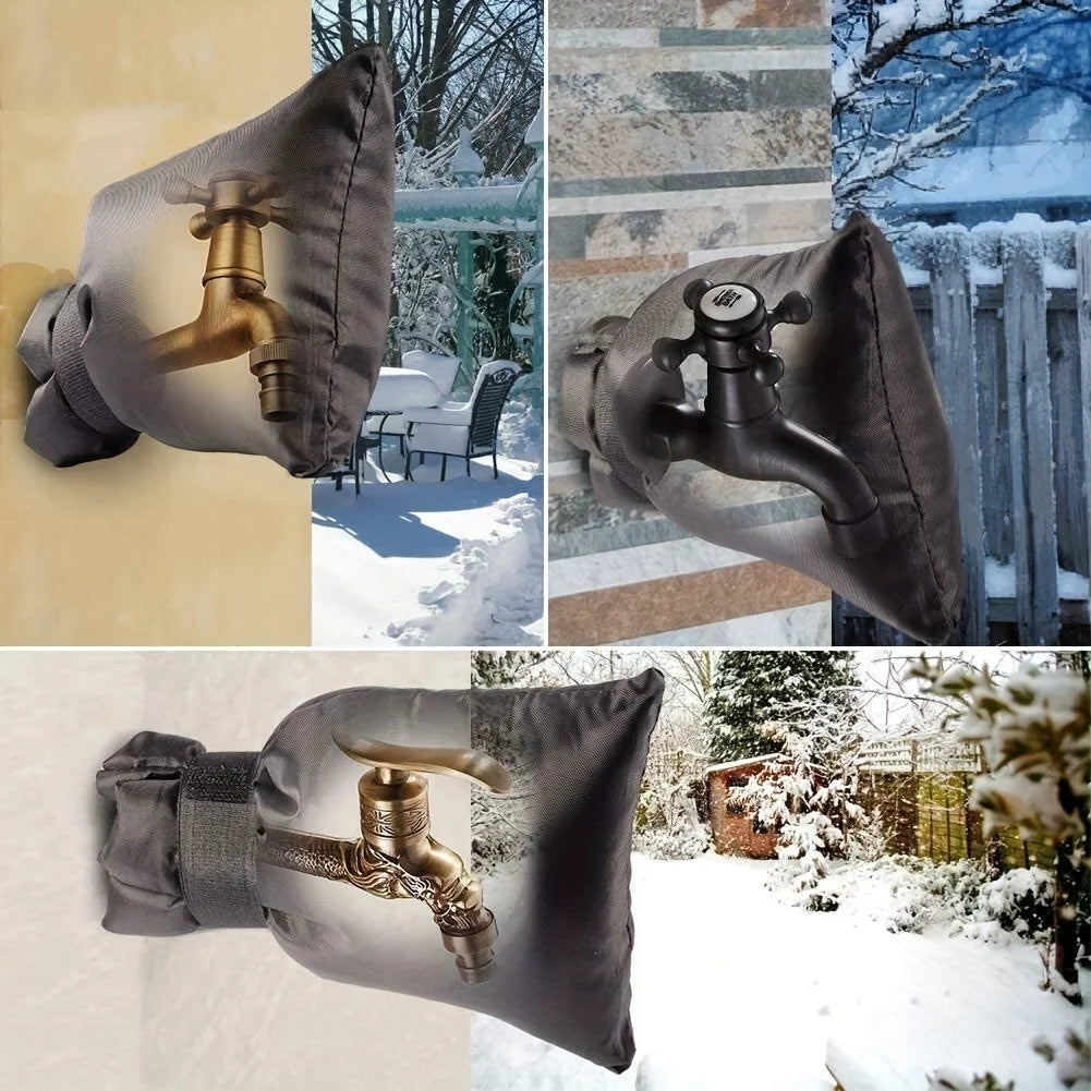 1Pc Winter Outdoor Faucet Cover, Waterproof Garden Faucet Antifreeze Protective Socks, Reusable Faucet Protective Cover Qme
