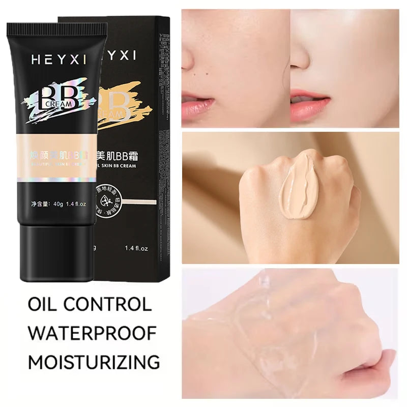 Hydrating BB Cream Full Coverage Concealer Long-lasting Foundation Qme