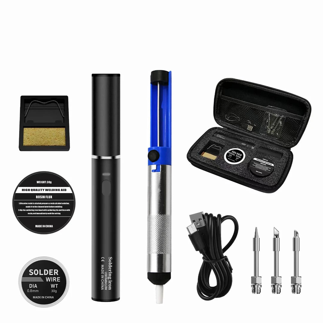 USB Soldering Iron 5V 8W Lithium Battery Portable Repair Welding Qme UB3