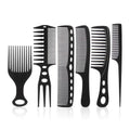 Professional Hair Cutting Comb Cut Thicken Barber Salon Hairdressing Qme 6Pcs
