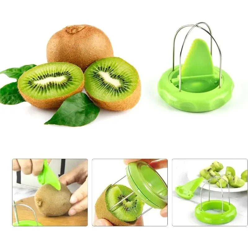 Creative Stainless Steel Kiwi Peeler Fast Fruit Peel Splitting Tool Qme