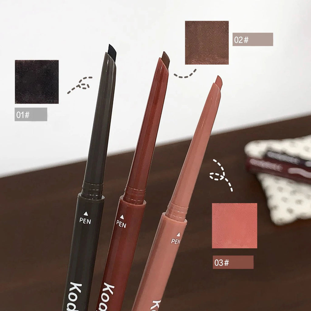 Curved Pink Brown Eyeliner Gel Pen Long-lasting Waterproof Ultra-fine Matte Smooth Quick Dry Aegyo-Sal Gel Eye Shadow Pen Makeup Qme