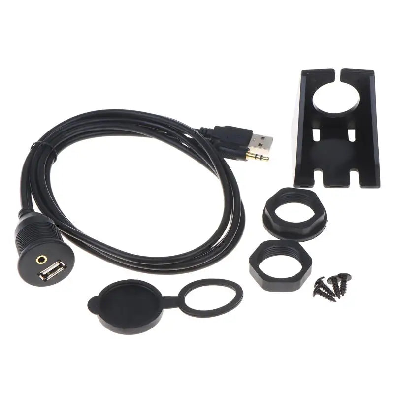 Flush Mount Panel Extension Cable Male Female Waterproof UV Resistant Qme