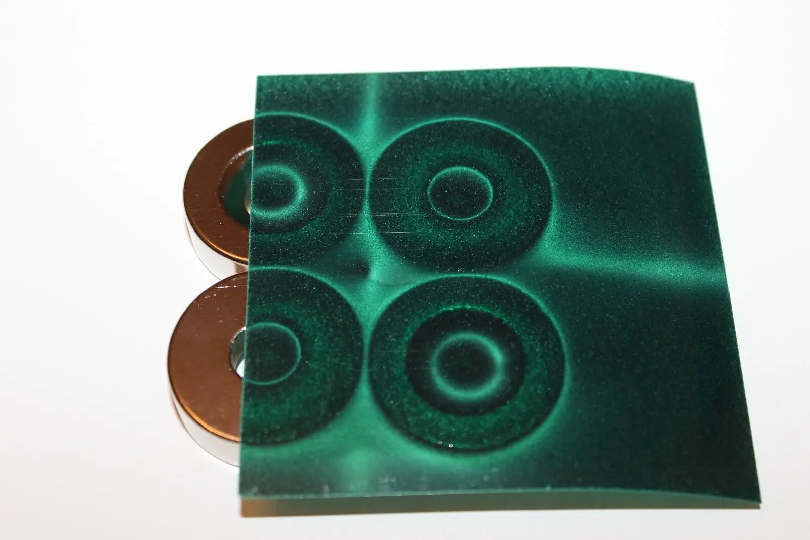 Magnetic Field Viewer Viewing Film 25x50mm 50x75mm Card Magnet Detector Pattern Display L4MF Electromagnetic Radiation Detectors Qme
