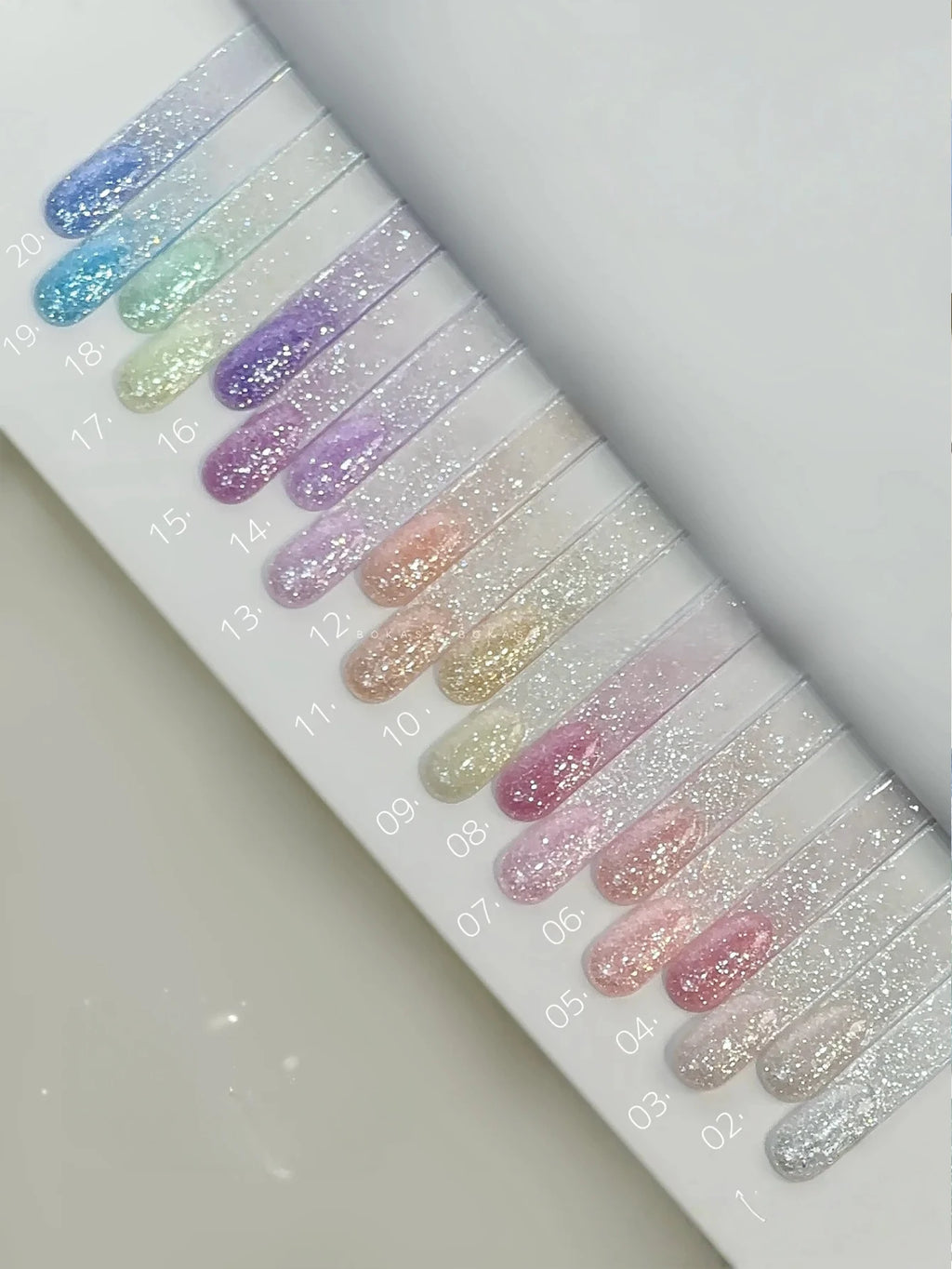 Colored Opal Snow Melting Gel Nail Polish UV DIY Art Charm Suitable Qme