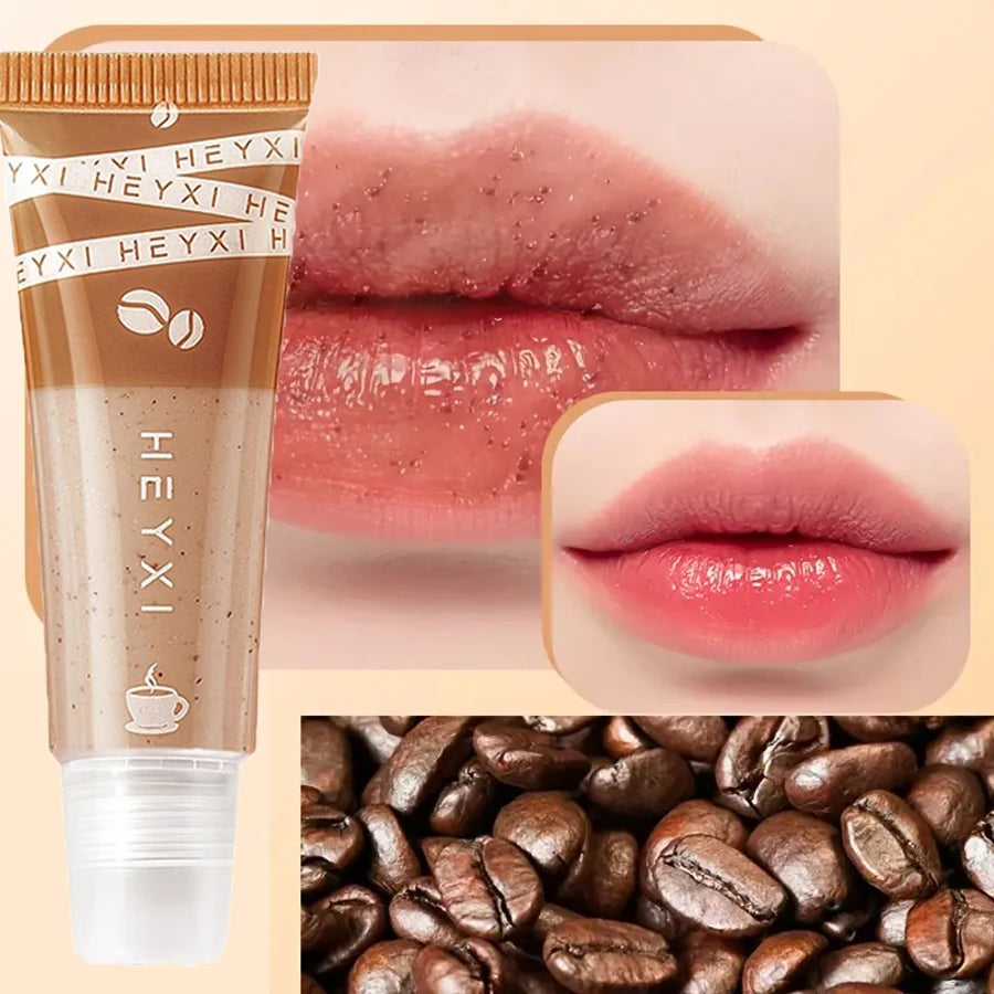 Coffee Lip Moisturizing Scrub Hydrating Water Locking Brightening Qme