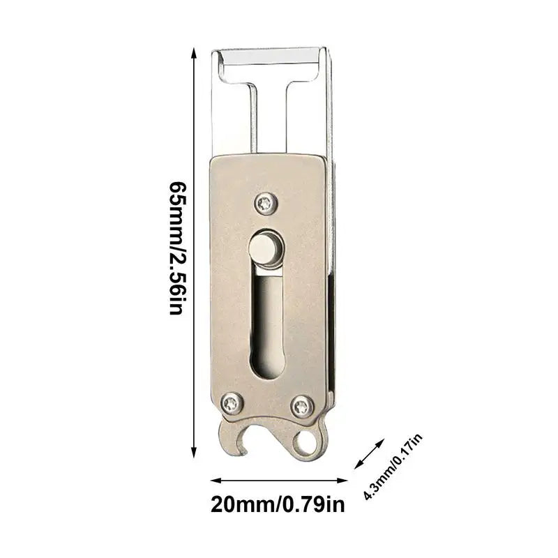 Bottle Opener Keychain Titanium Alloy Small Planer Kitchen Qme