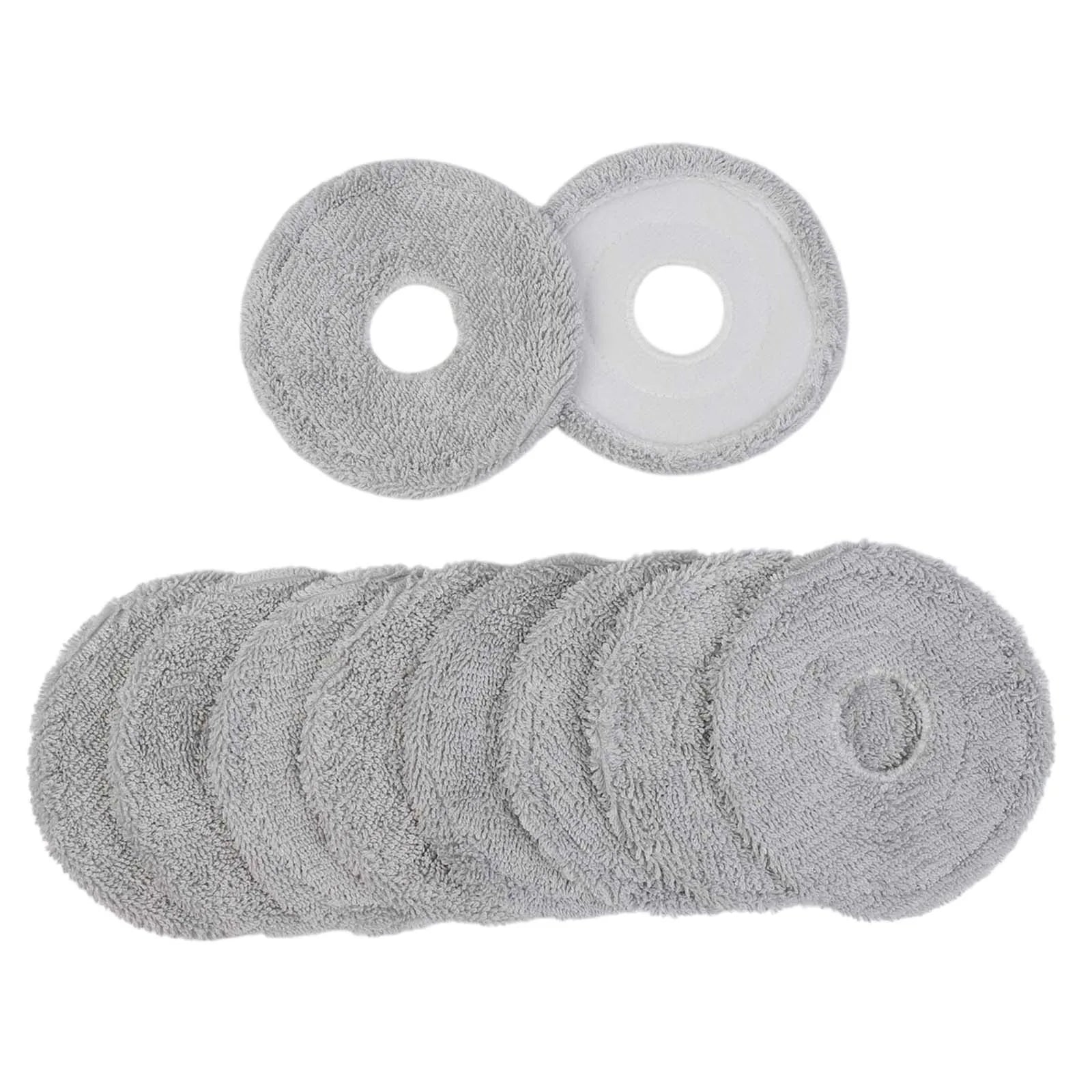 Mop Pads For Dreama For L10 Ultra For L10S Ultra For X50 Ultra For Mova For P50 Microfiber Robot Mop Cloth Vacuum Parts & Acces Qme 10 PACK