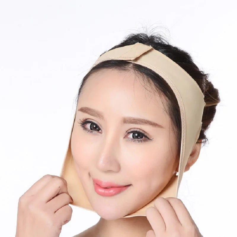 Elastic Face Slimming Bandage V Line Shaper Women Chin Cheek Lift Up Qme