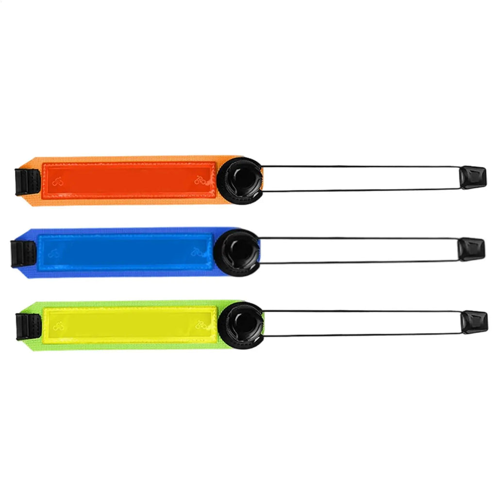 1PC Bike Pants Leg Strap Reflective Bicycle Trousers Band Bike Trousers Strap For Cyclists Bikers Hikers Women Men Daily Commute Qme