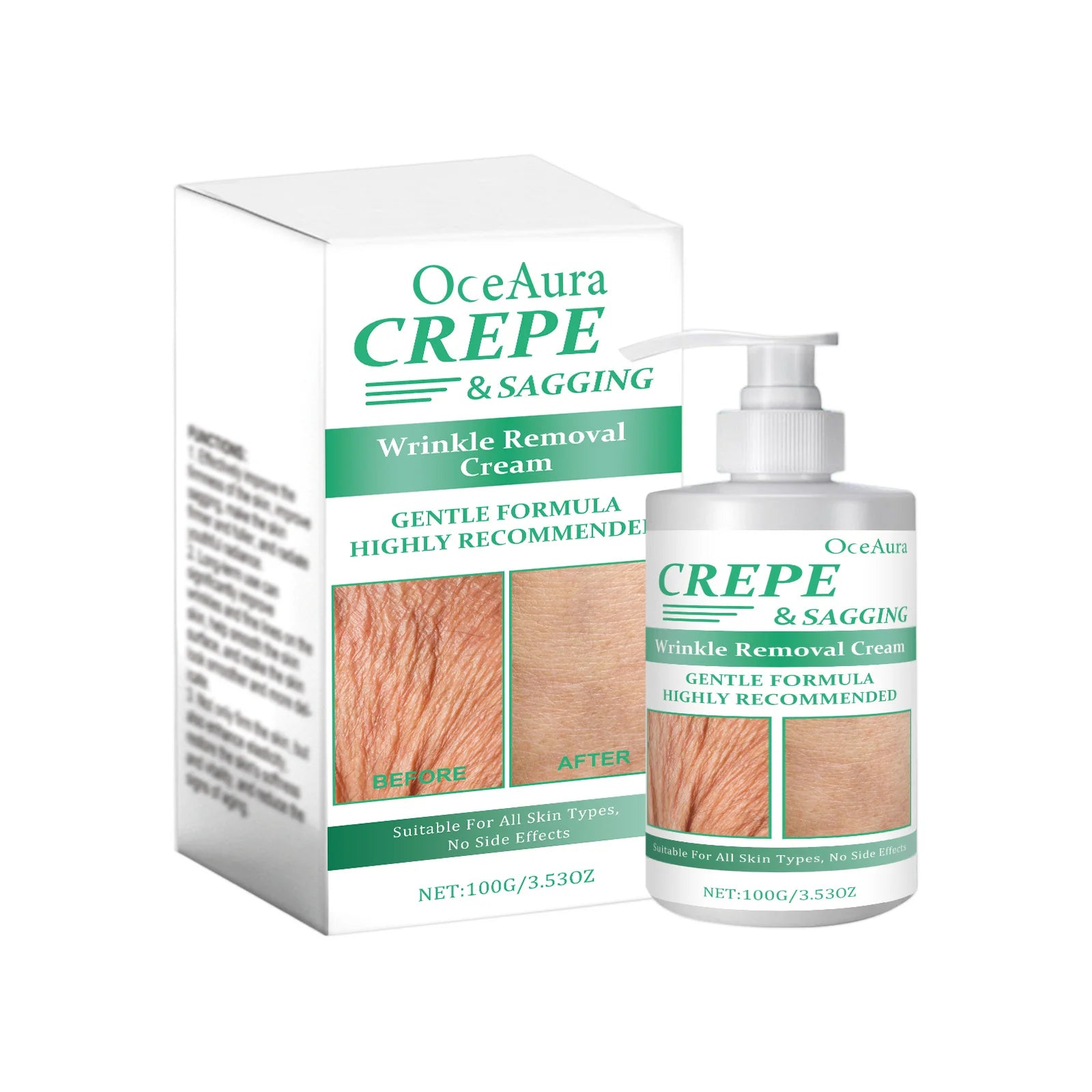 Skin Tightening Cream Moisturizing Firming Body Lotion Rejuvenating Fade Fine Lines Improve Sagging Boost Collagen Lifting Cream Qme 100g Boxed