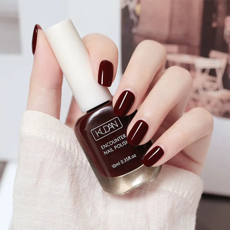Water-based Nail Polish Long Lasting Tearable Quick Dry No Bake