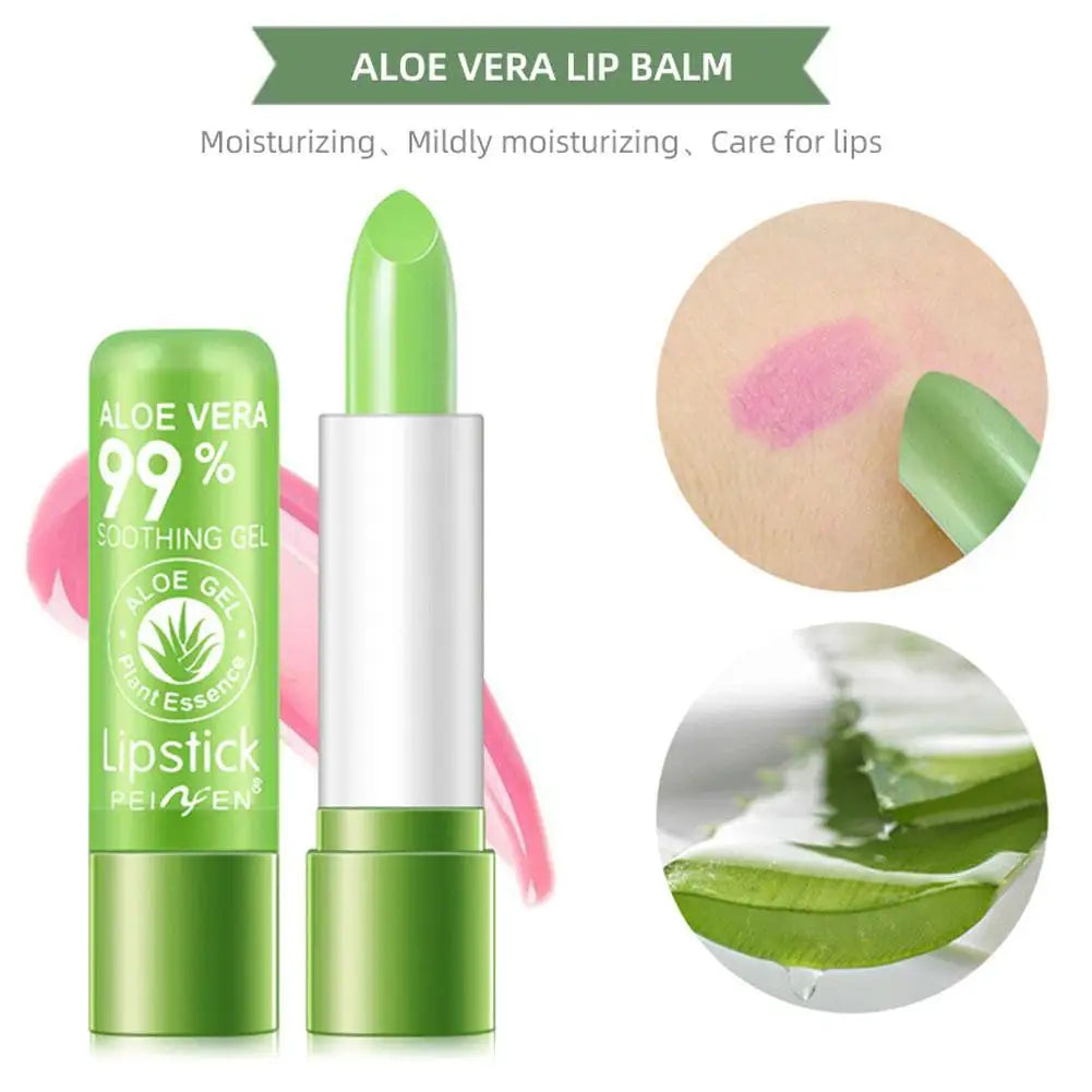 Moisturizing Aloe Vera Color-changing Lipstick Temperature-activated Qme