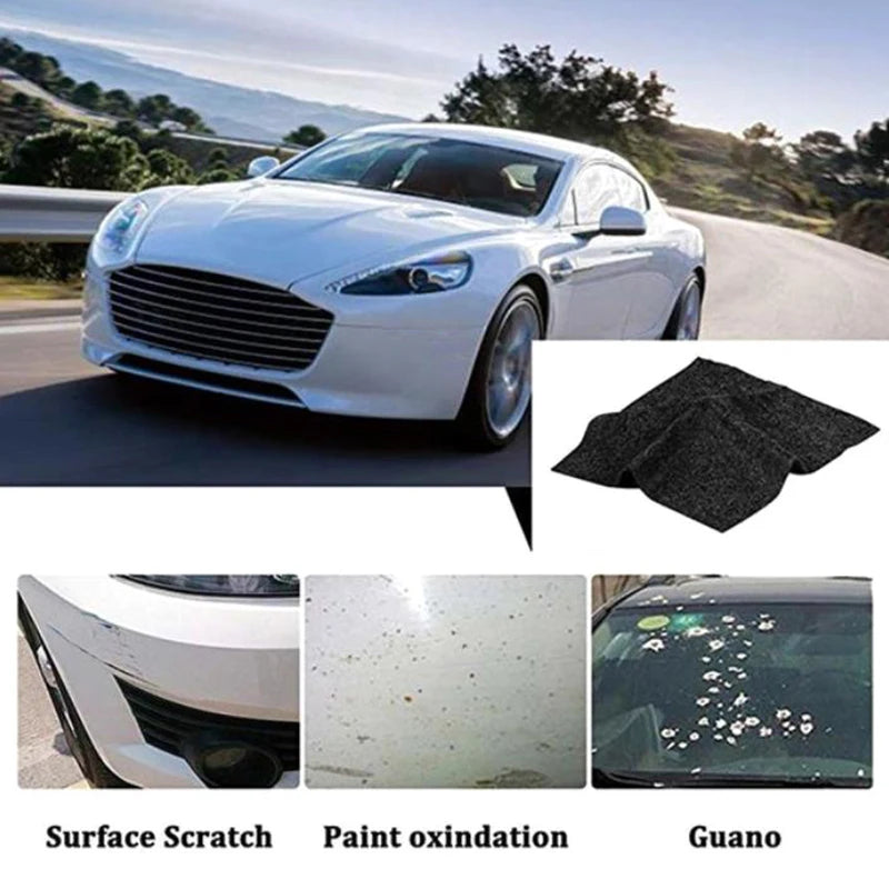 Magic Car Scratch Repair Cloth Nano Surface Scuffs Fix Remover Qme