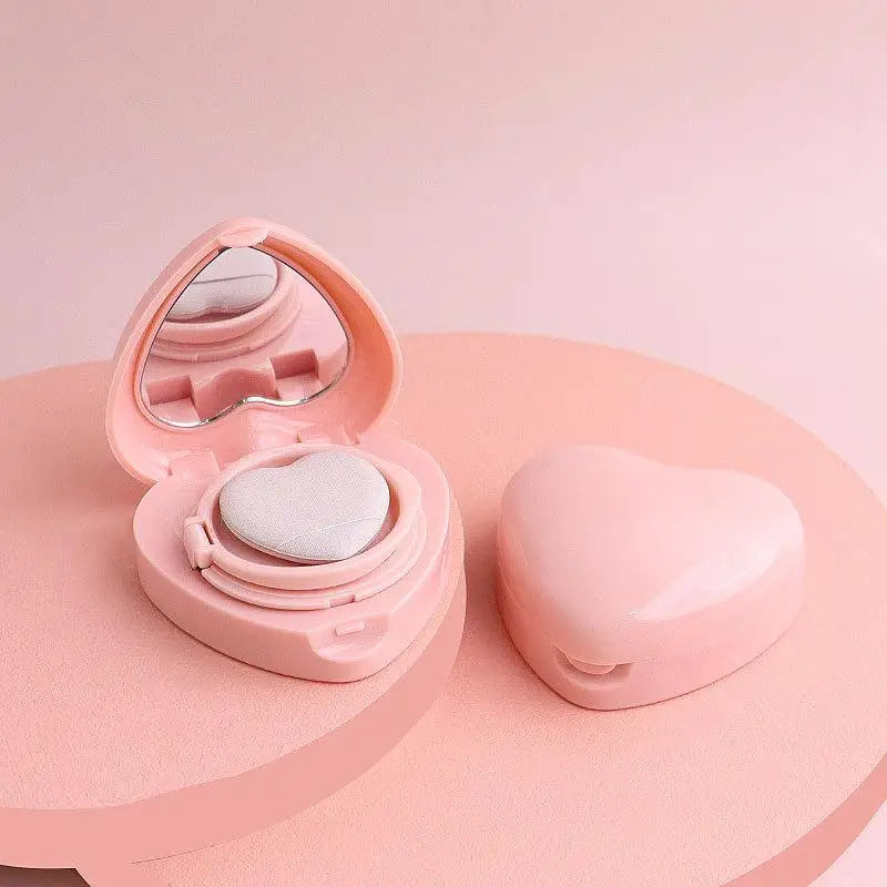 BB Cream Foundation Makeup Travel Refillable Mini Air Cushion Case Qme