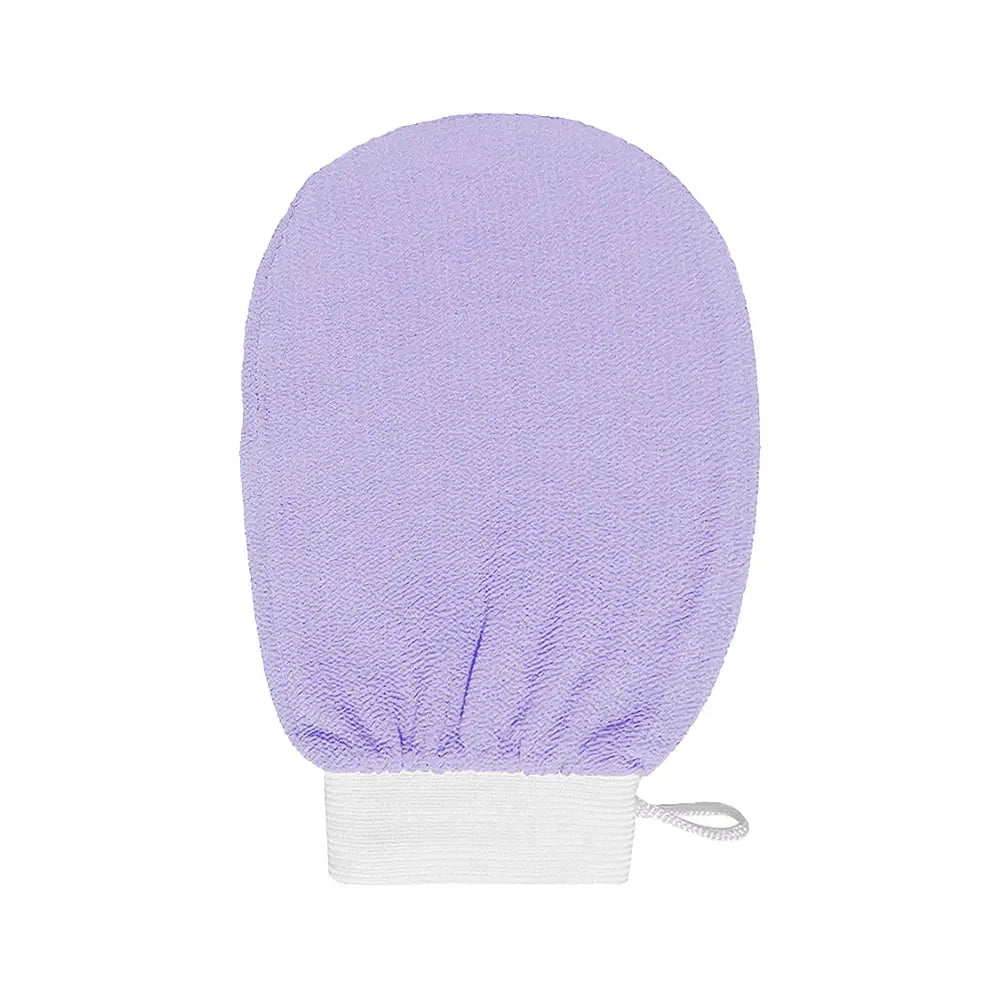 Moroccan Hammam Exfoliating Shower Gloves Painless Remove Dead Skin Scrub Body Korean Massage Mitt Bathroom Cleaning Gadget 1pc Qme Purple