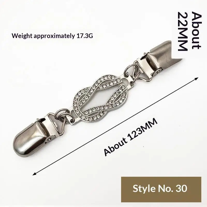 Elegant Sweater Clips Retro Back Cinch Shawl Cardigan Collar Clip To Tighten Dress Pant Waist Tightener For Women Girls Clothing Qme A30