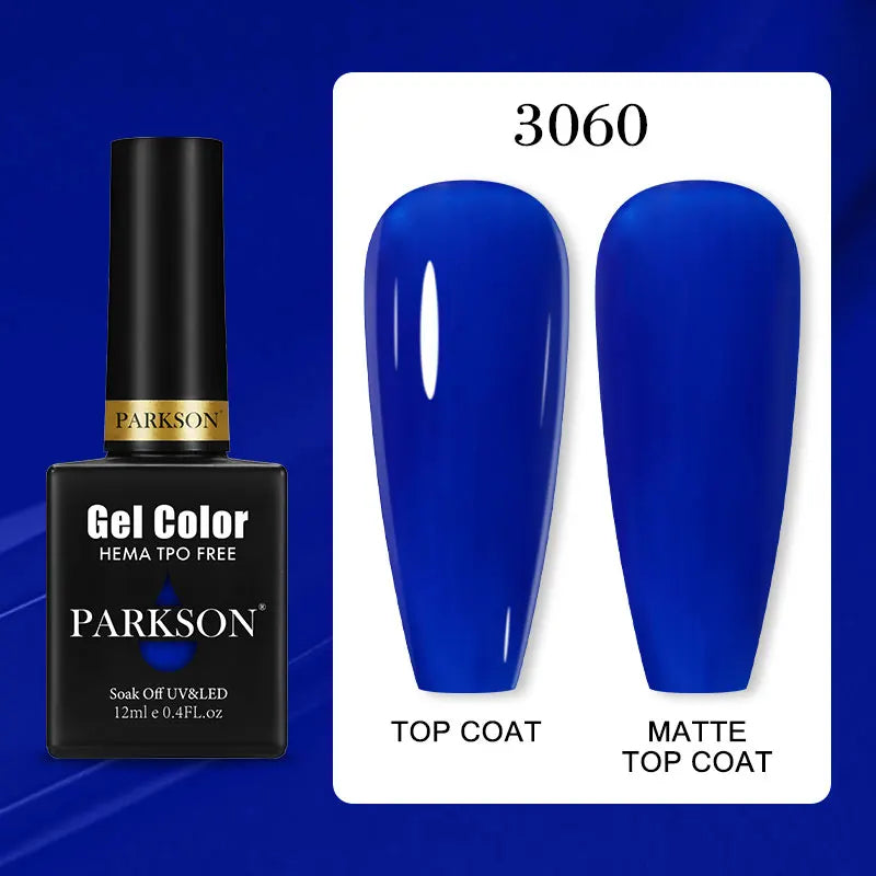 Parkson Colorful Nail Gel Polish Lacquer Soak Off UV LED Long Lasting