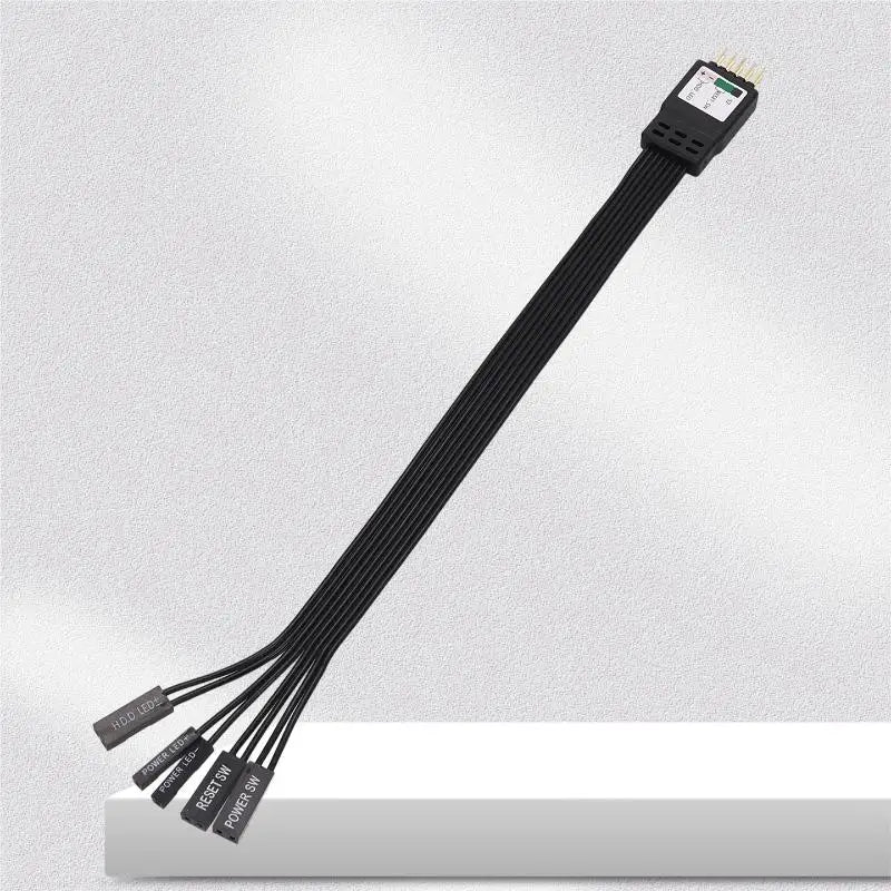 Flexible 9Pin Motherboard Header Extension Cable 20 30 Flat Design Qme