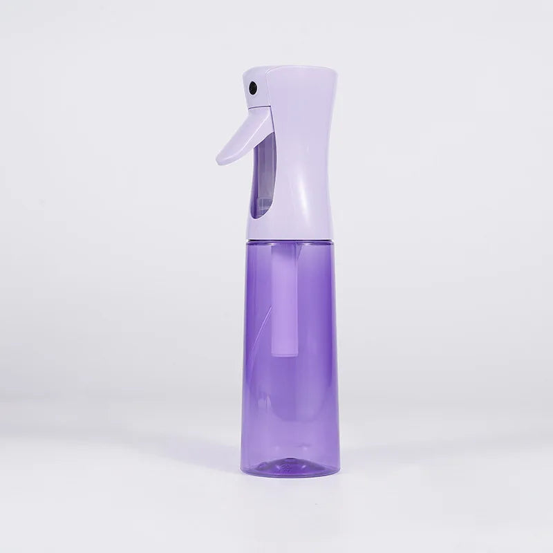 200/300ML High Pressure Continuous Spray Bottle Travel Reusable Sub Packaging Bottle Beauty Plant Watering Spray Bottle Qme 300ML Purple