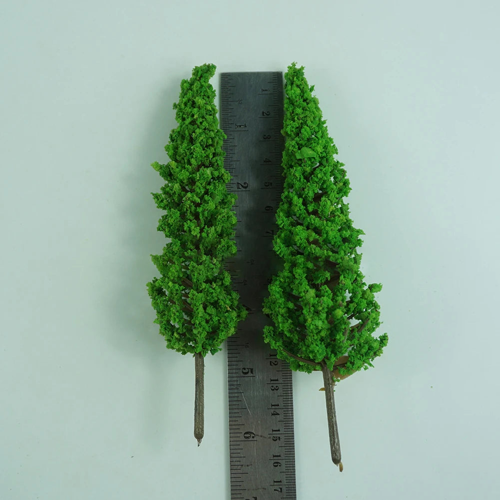 Train Artificial Miniature Tree Plastic Model Scenery Railroad Qme