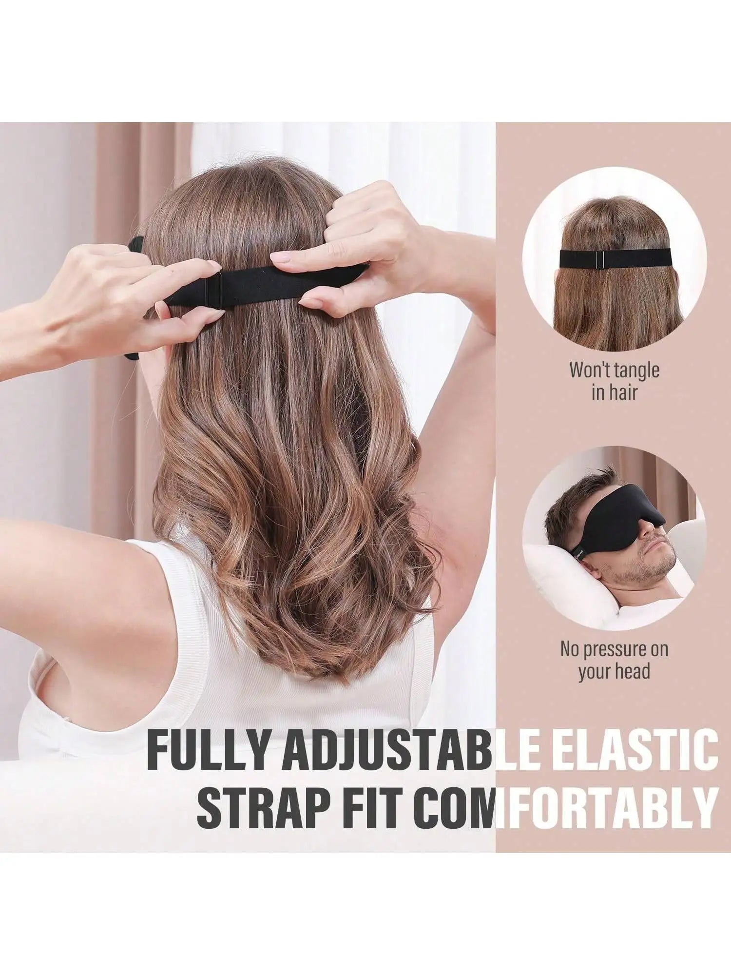 Lightweight Breathable Eye Mask No Sensitivity Shading Pressure Eyes Qme