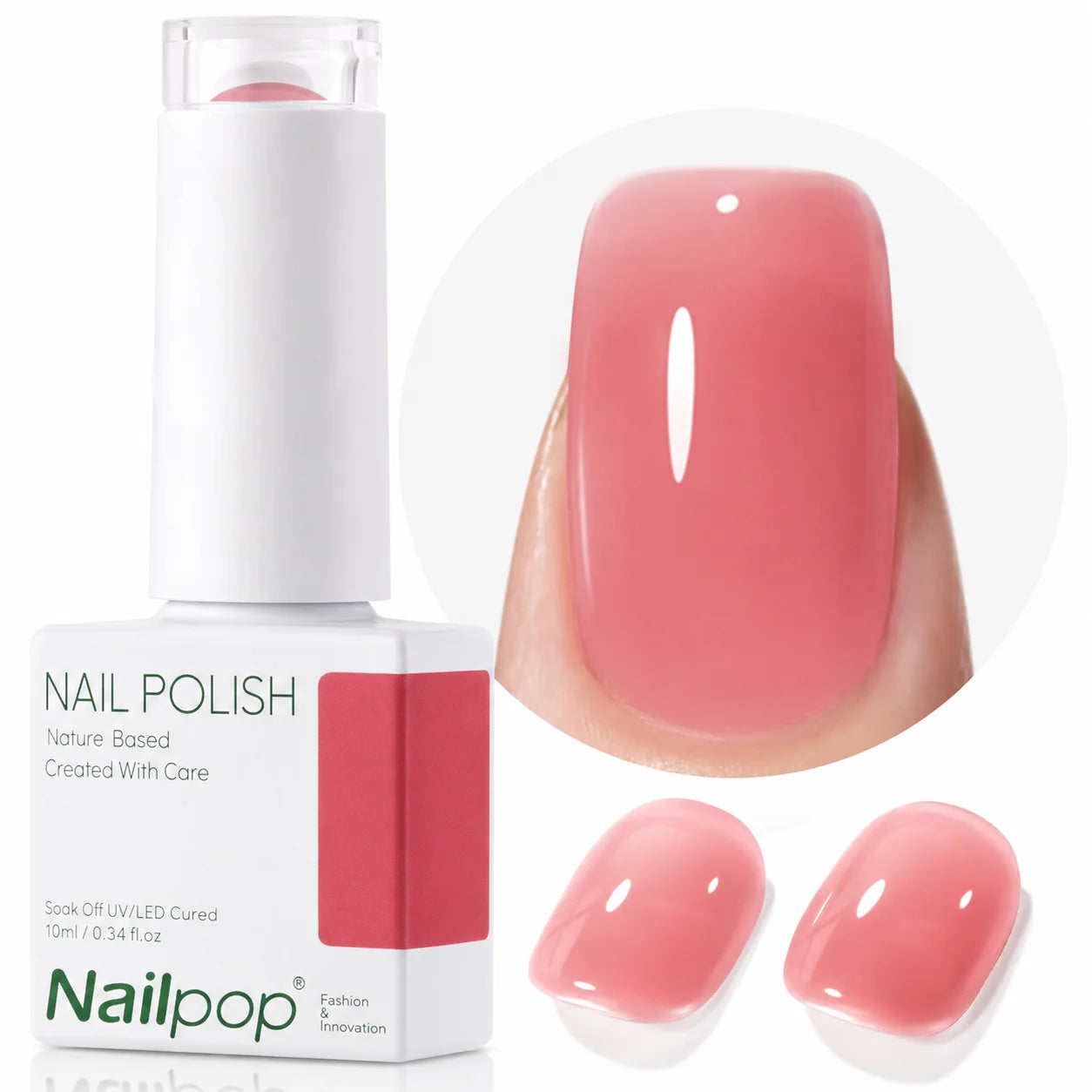 Nailpop Summer Dopamine Gel Polish 20 Colors 8 12 Builder Nail Art Qme B-002 10ml