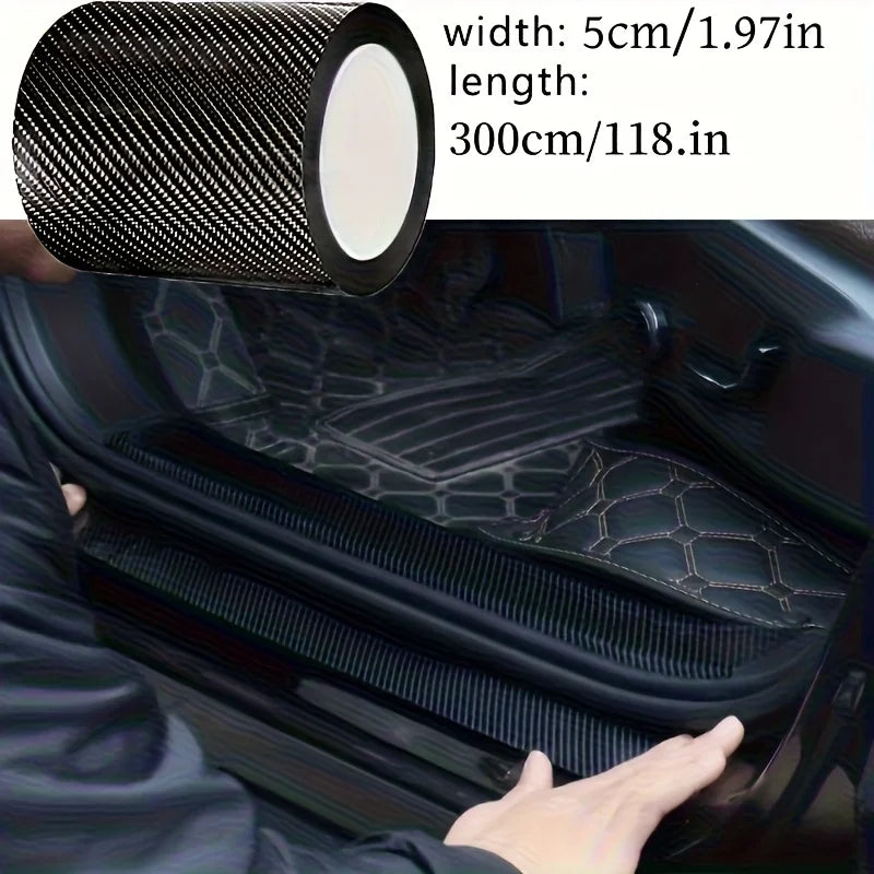 Automotive Protective Film, Scratch-Resistant, Waterproof, Glossy Black Ethylene Vinyl Acetate Packaging Tape Qme