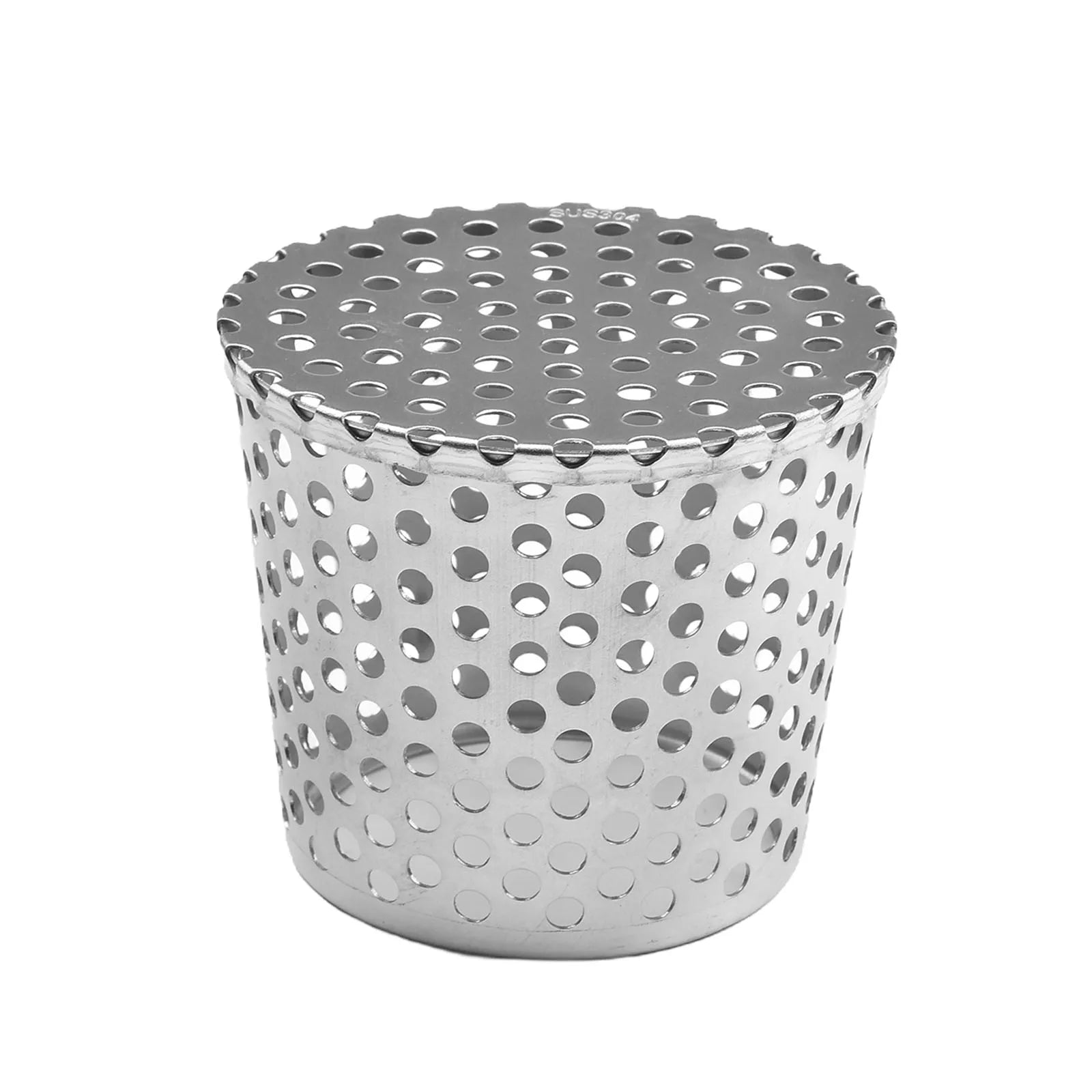 Balcony Drainage Roof Floor Drain Cover Rain Pipe Cap Stainless Steel Hair Waste Collector For Kitchen For Bathroom Qme 90mm