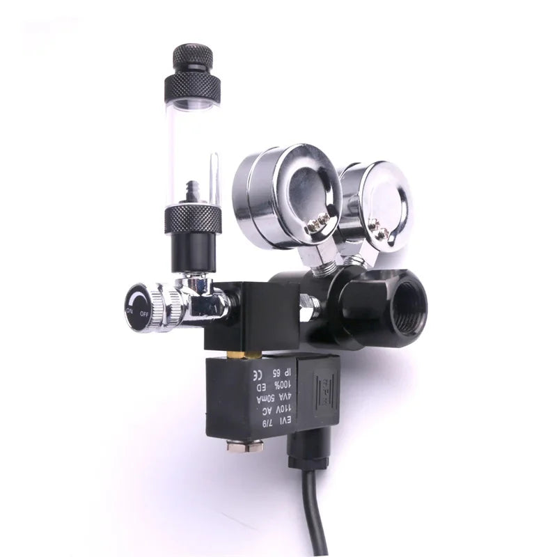 Fzone Single Stage Big Gauge Co2 Regulator Aquarium Accessories Fishbowl Cylinder Tank Bubble Counter Carbon Dioxide Reducer Fis Qme