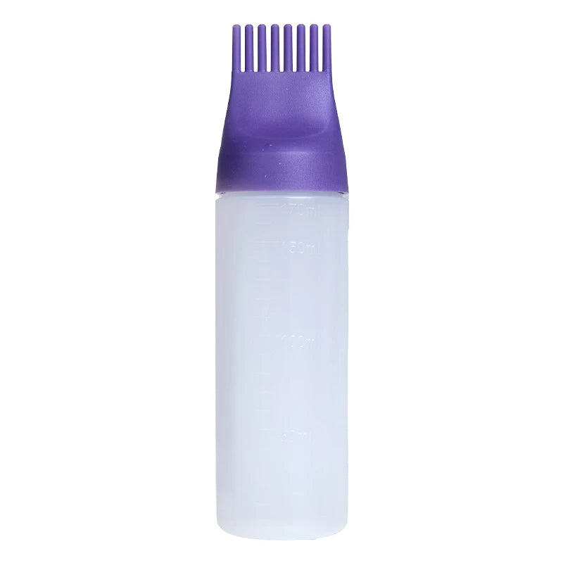 Squeeze Applicator Bottle Oil Plastic Hair Dye Coloring Dyeing Dry Qme Dark purple