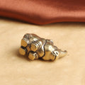 Antique Solid Brass Rhinoceros Figurine Desktop Decor Ornaments Tea Qme Default Title