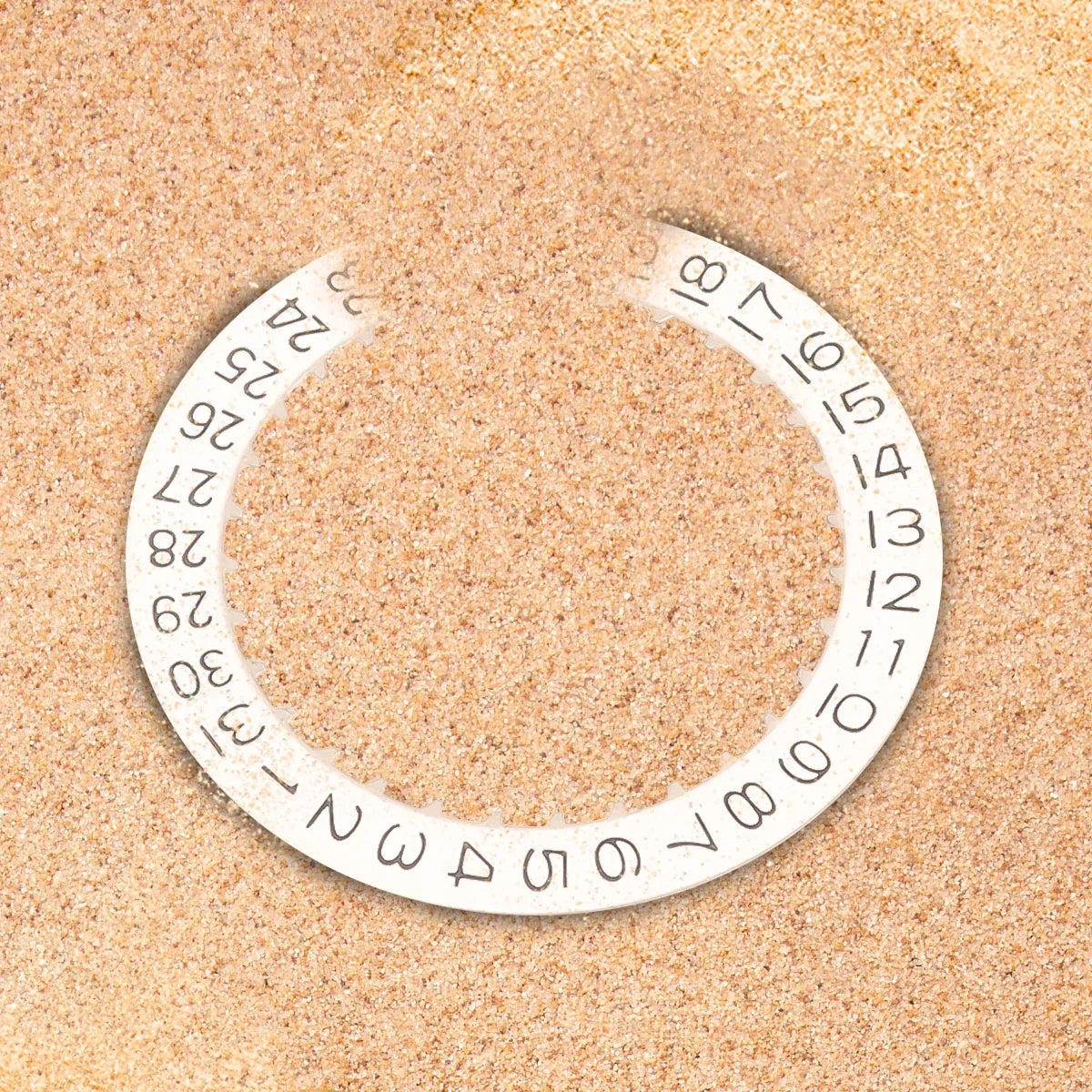 Black/White Watch Calendar Disk 3 o'clock Date Disc For NH35 Movement Modified Watches Calendar Accessories Qme