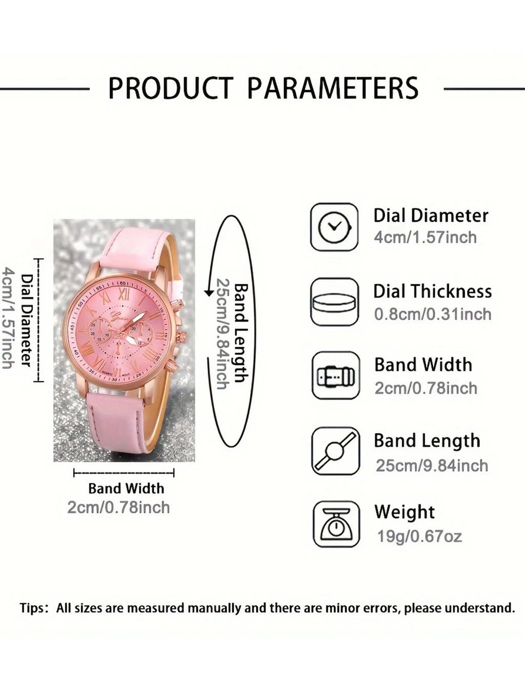 5PCS Women Watches Set Fashion Roma Dial Ladies Quartz Watch Casual Leather Band Wristwatches Relogio Feminino Reloj Mujer Qme