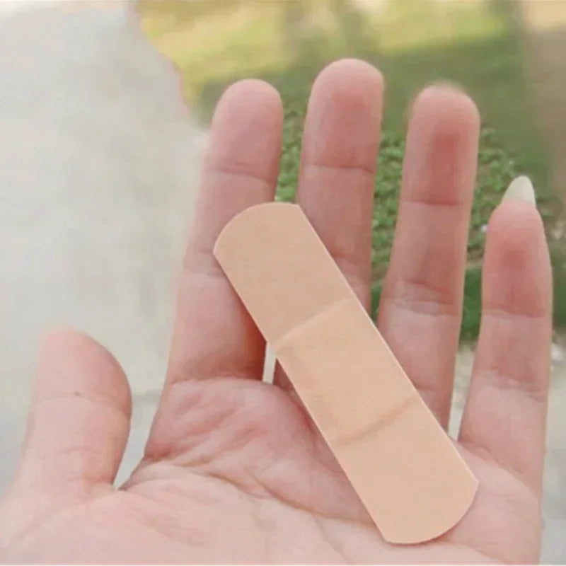 500pcs/lot Breathable Waterproof Wound Dressing, Medical Tape, Band Aid, Wound Plaster, First Aid Emergency Kits Qme