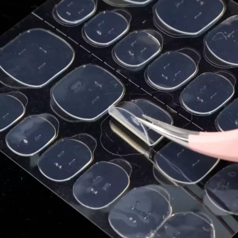 Nail Jelly Glue Double Sided False Nail Art Adhesive Tape Glue Sticker Nails Fake Press on Nails Coffin Qme