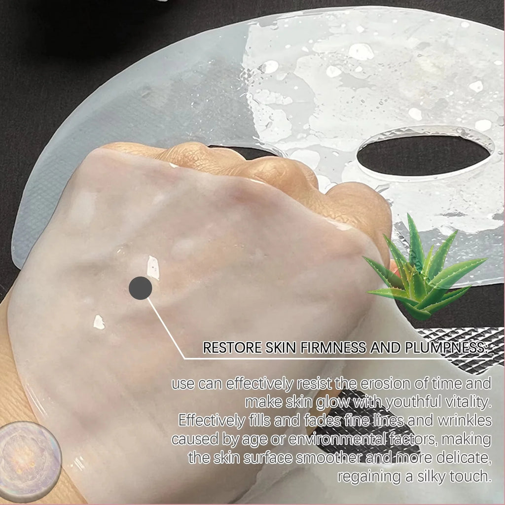 Bio Deep Collagen Face Mask Shrink Pores Hydrating Moisturizing Split Mask Firming Nourish Brighten Facial Skin Care Product Qme