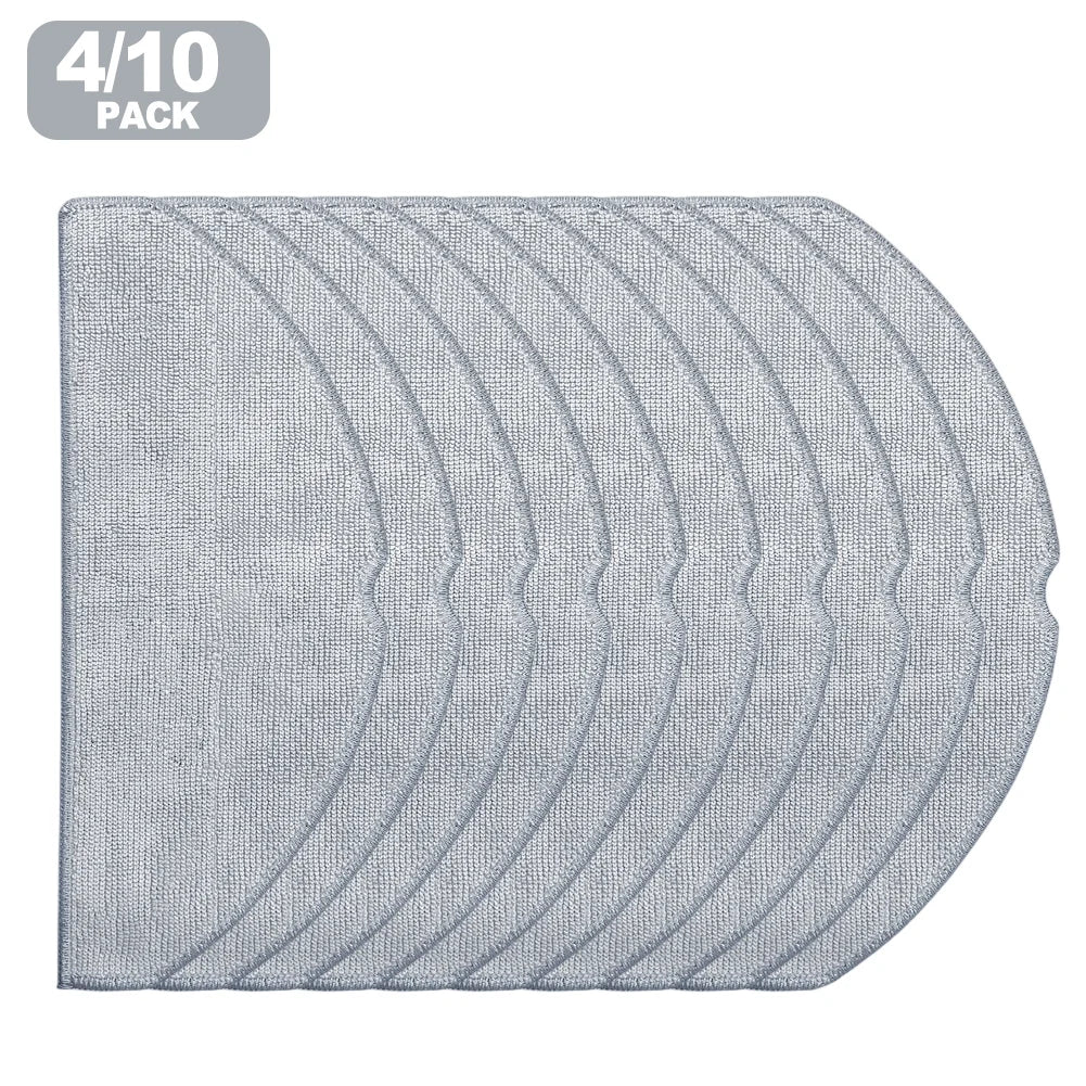 4/10Pcs Microfiber Mop Cloth For Roborock For Q7 M5+/ For Q7 TF/ For Q7T+ Obot Vacuum Cleaner Replacement Parts Qme