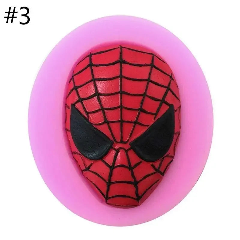 New 1pcs 3D Anime Silicone Molds Sugarcraft Fondant Chocolate Mold Face Silicone Cake Mold Cake Decorating Tools Qme 3