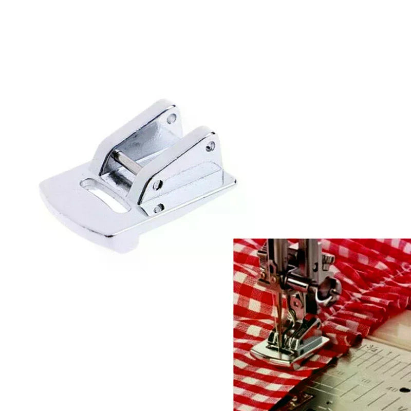 Sliver Rolled Hem Curling Sewing Presser Foot Parallel Stitch Home Qme