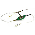 Fishing Bait Cage Fish Lure Copper Trap Basket Feeder Holder Carp Qme green 50