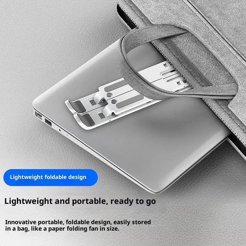 10Gears Adjustable Laptop Holder Foldable Notebook Stand Portable Qme