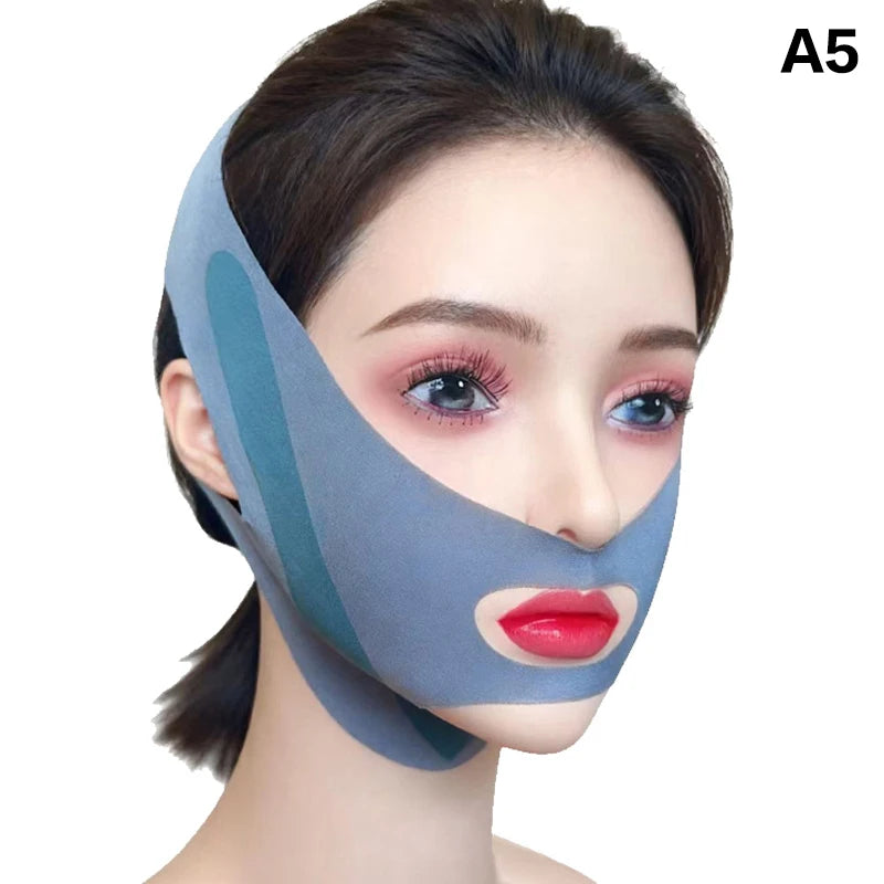 Facial Slimming Bandage Lifting Firming Anti Wrinkle Double Chin Qme A5